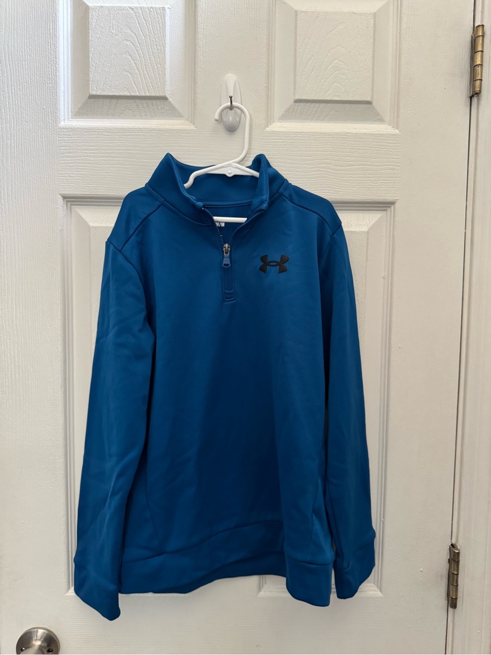 Under Armour Blue Boys' Quarter-Zip Hoodie Pullover